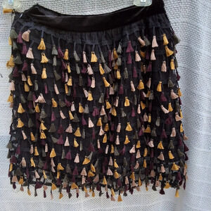 Boho Boutique Funky Fringe skirt XS- S